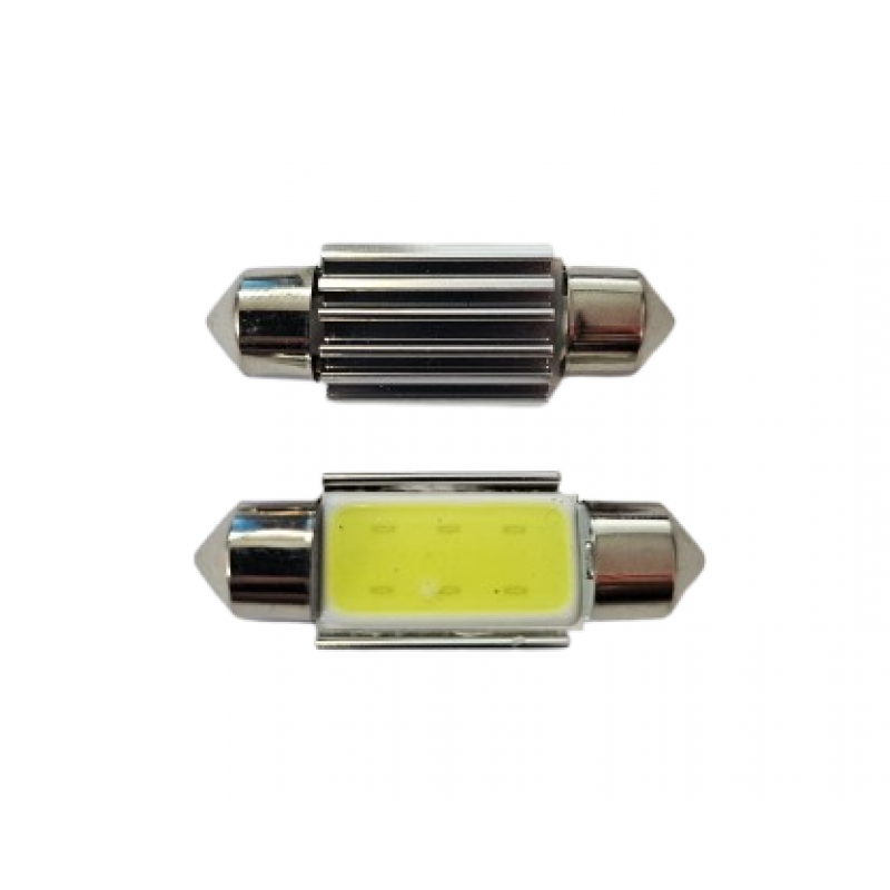 Led sofit Cob 12V , 39 MM ALB ,LED 101/39