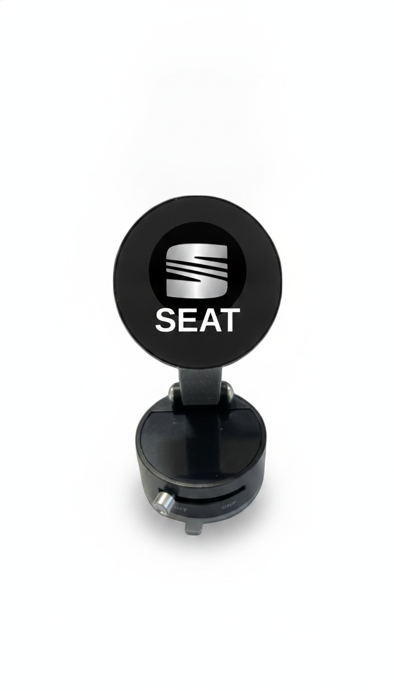 Suport Magnetic Negru cu Ventuza si Brat Reglabil Pentru Seat