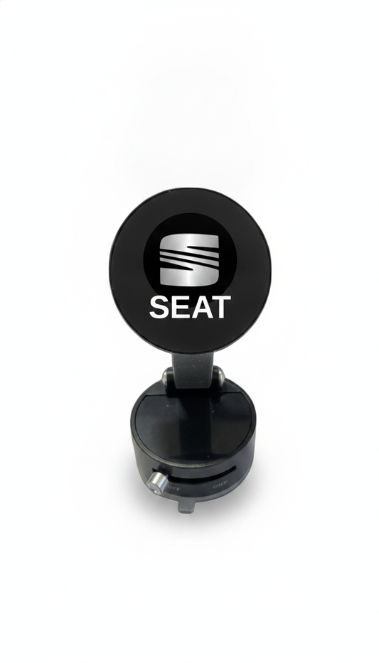 Suport Magnetic Negru cu Ventuza si Brat Reglabil Pentru Seat
