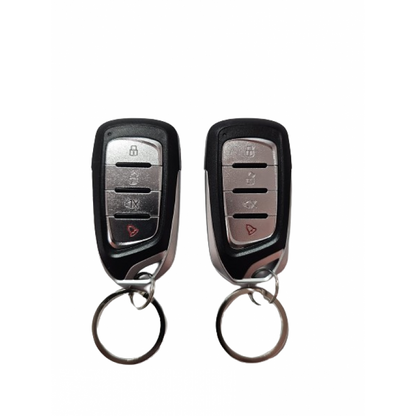 Alarma auto cu inchidere centralizata, 2 telecomenzi cu 4 butoane EG-D39