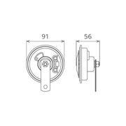 SET CLAXOANE ELECTROMAGNETICE 12V 5A+5A TON INALT SI JOS