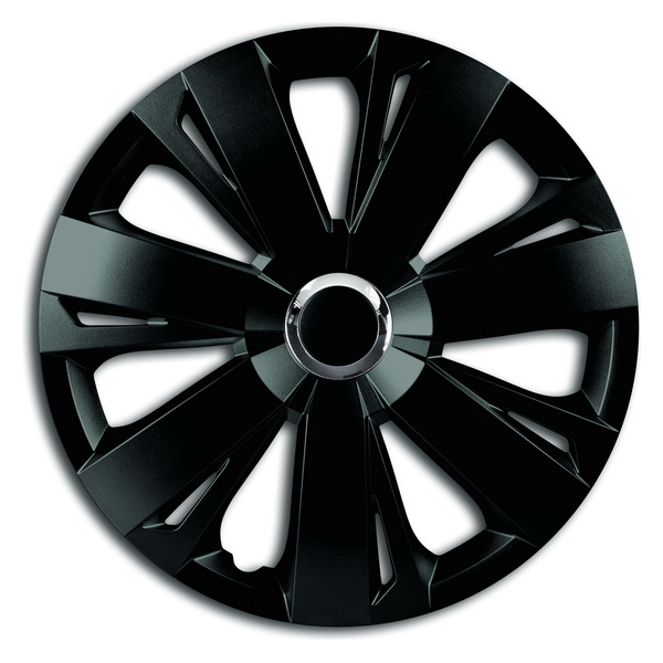 SET CAPACE ROTI 16` NEGRE CU INEL CROMAT ENERGY