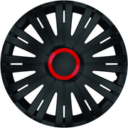 SET CAPACE ROTI 15` NEGRE CU INEL ROSU ACTIVE