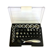 TRUSA DE 38 TUBULARE CU CLICHET TELESCOPIC DE 1-4` JBM