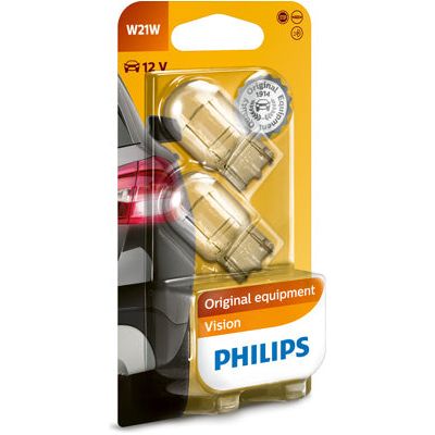 SET 2 BECURI FARA SOCLU 12V W21W W3X16d PHILIPS