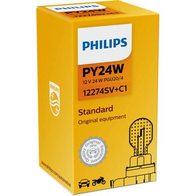 BEC SEMNALIZARE 12V PY24 SILVER VISION PHILIPS