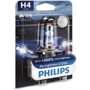 BEC FAR H4 60/55W 12V RACING VISION GT200 (blister) PHILIPS