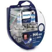 SET 2 BECURI FAR H4 60/55W 12V RACING VISION GT200 PHILIPS