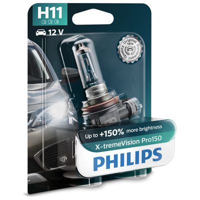 BEC FAR H11 12V 55W X-TREME VISION PRO150 (blister) PHILIPS