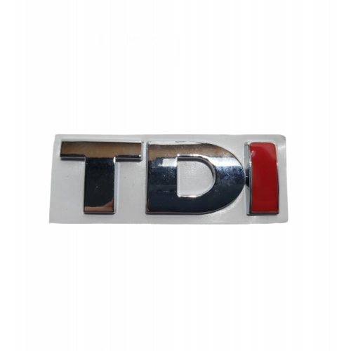 Emblema Sticker, VW TDI, cu I rosu