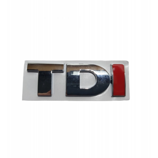 Emblema Sticker, VW TDI, cu I rosu