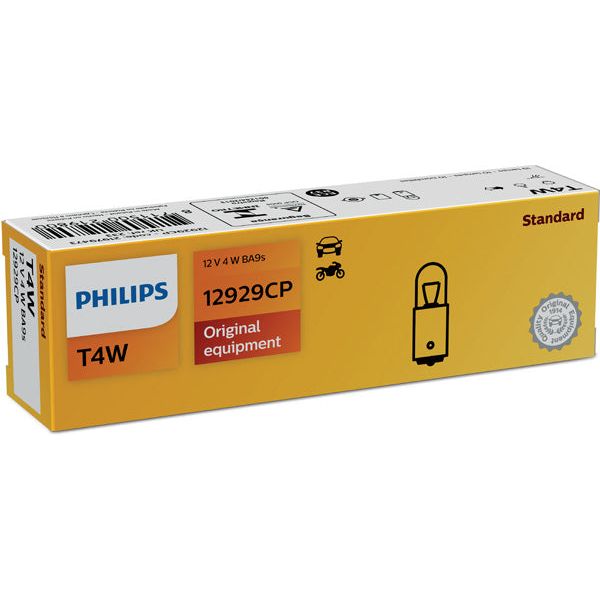 BEC POZITIE FATA T4W 12V SET 10 buc PHILIPS