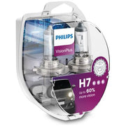 SET 2 BECURI FAR H7 55W 12V VISION PLUS PHILIPS