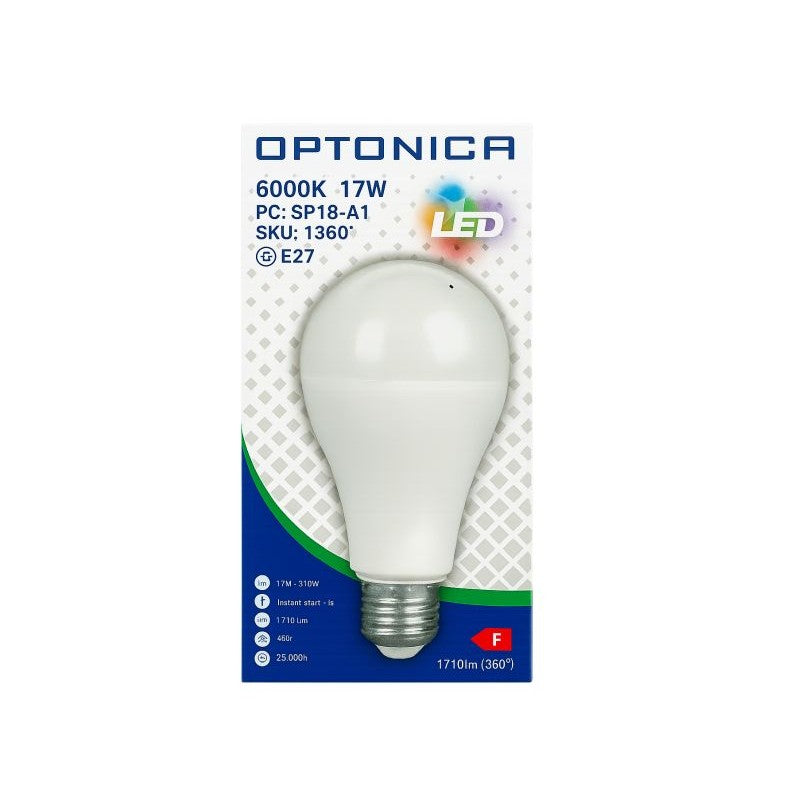 Bec leduri 17W lumina alb-rece HQ