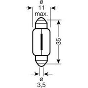 BEC 12V C5W ULTRA LIFE SET 10 BUC OSRAM