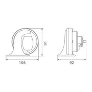 SET CLAXOANE ELECTROMAGNETICE CU RELEU 12V 6A+6A TON INALT SI JOS