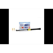 ANTENA AUTO EXTERIOR NEAGRA 23CM CU 2 ADAPTOARE (5-6MM)