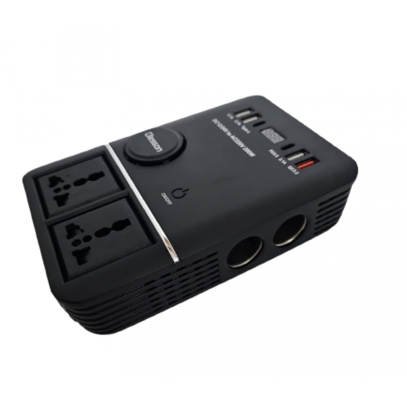 Invertor Auto Olesson, 12V/24V, 200W cu Protecție și Încărcare Rapidă