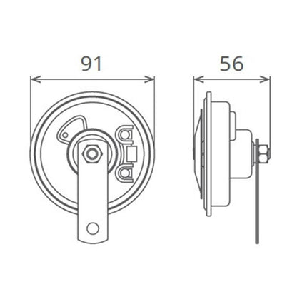 SET CLAXOANE ELECTROMAGNETICE, TIP DISC, 24V 3A+3A TON INALT & JOS