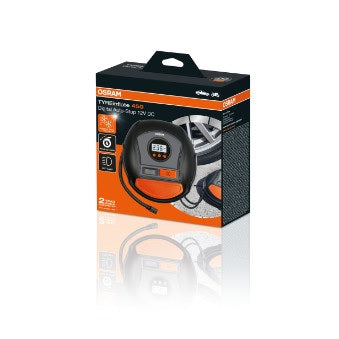 AUTÓKOMPRESSZOR 12V 120 W DIGITÁLIS KIJELZŐVEL GUMIABRONCS FELFÚJÁS 450 OSRAM
