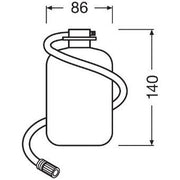 SPRAY REPARATII ANVELOPE TYRESEAL 450 OSRAM