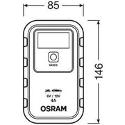 REDRESOR AUTO BATTERY CHARGE 904 OSRAM 4A 6V/12V