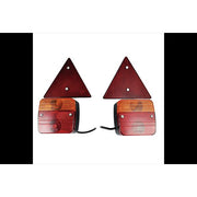 KIT MAGNETIC LAMPI REMORCA CU CABLU LUNG DE 7M. CABLU INTRE LAMP JBM