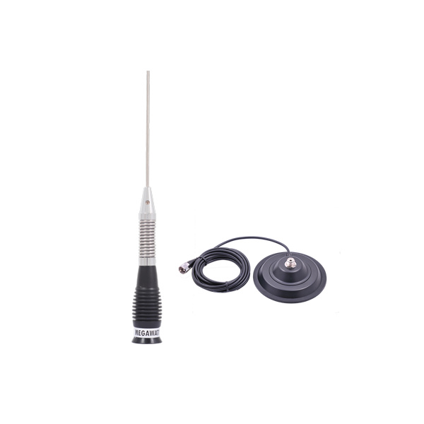 ANTENA RADIO CB MEGAWAT ML100 BLACK CU MAGNET INCLUS