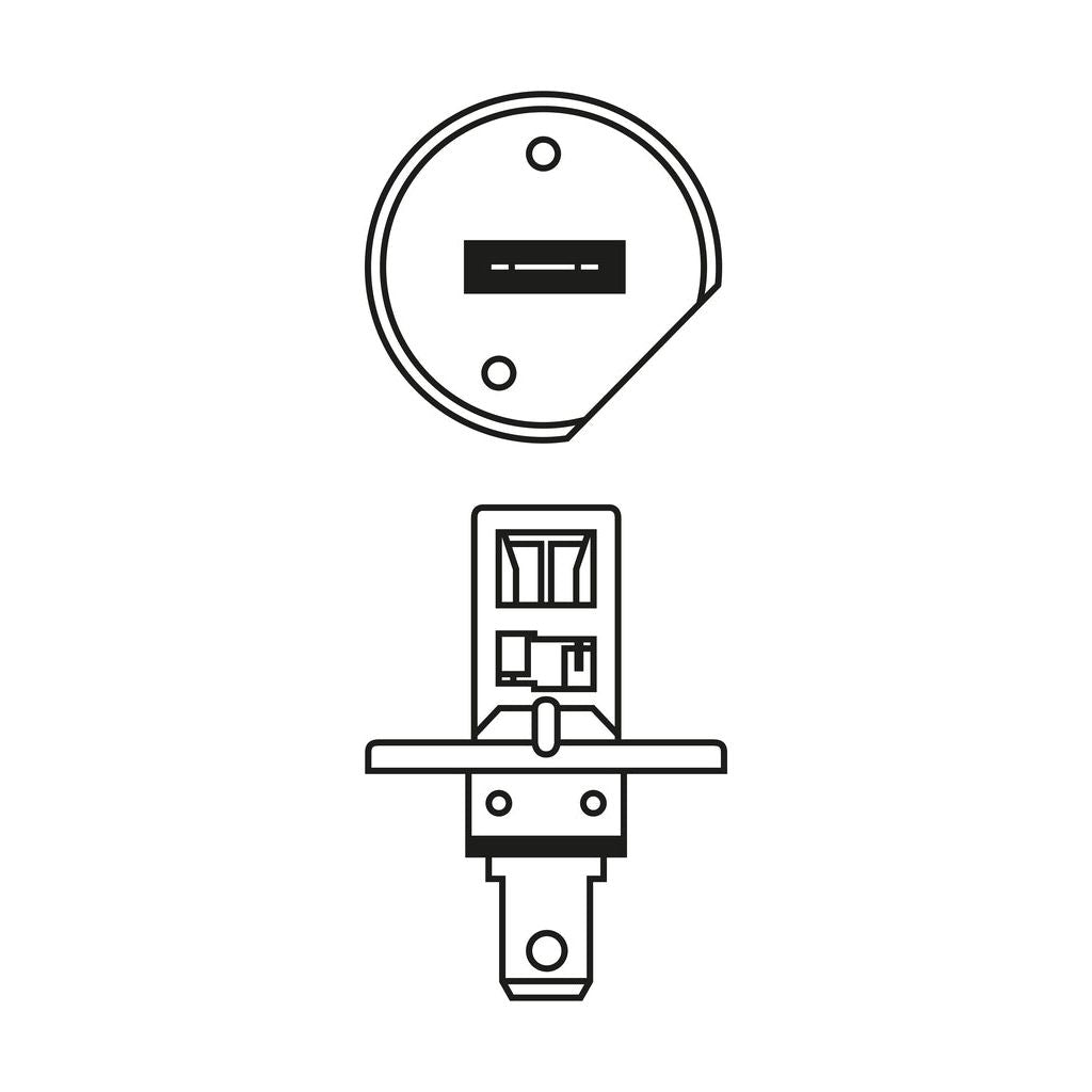 BEC H1 12V 55W PURE LIGHT (blister 1buc) BOSCH