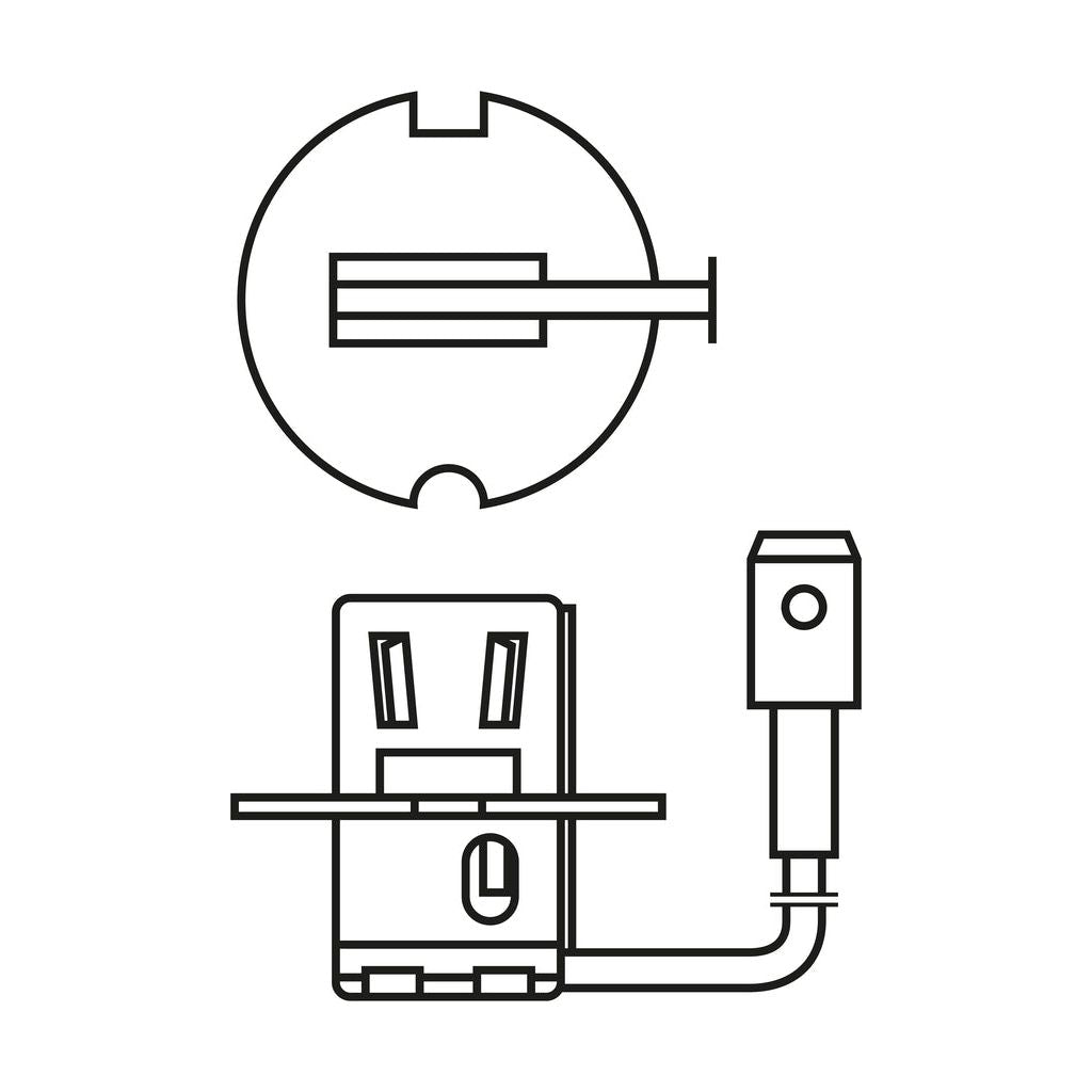 BEC H3 12V 55W PURE LIGHT (blister 1buc) BOSCH