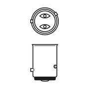 SET 2 BECURI 12V P21/4W 4W / 21W PURE LIGHT (blister) BOSCH