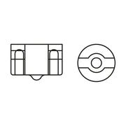 SET 2 BECURI 12V W21W 21W PURE LIGHT (blister) BOSCH