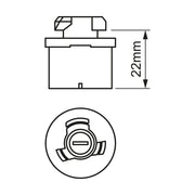 BEC 12V H27W/1 27W PURE LIGHT BOSCH