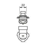 BEC 12V HIR2 55W PURE LIGHT BOSCH