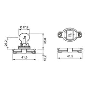 BEC 12V PS19W 19W PURE LIGHT BOSCH