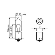 BEC 24V H21W 21W TRUCKLIGHT SET 10 BUC BOSCH