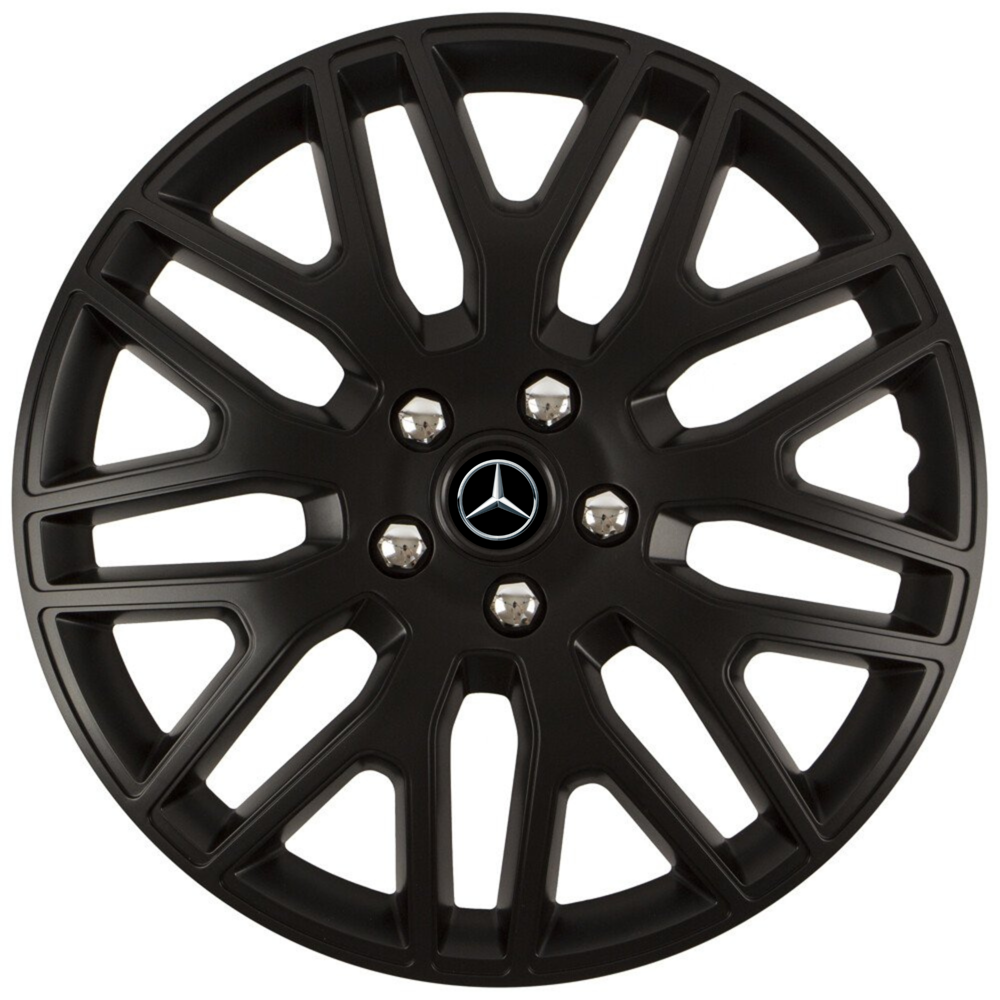 Set 4 Capace Roti 16 inchi (R16) Dakar Negru, Compatibile Cu Mercedes-Benz