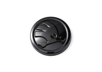 Emblema Skoda capota sau portbagaj 90mm NEAGRA