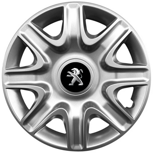 Set 4 Capace Roti 15 inchi (r15) Model 332, Compatibile Cu Peugeot