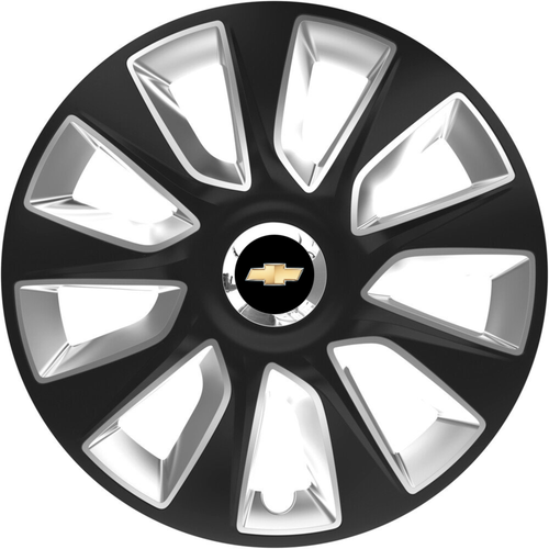 Set 4 Capace Roti 17 inchi (R17) Stratos Gri-Negru, Compatibile Cu Chevrolet