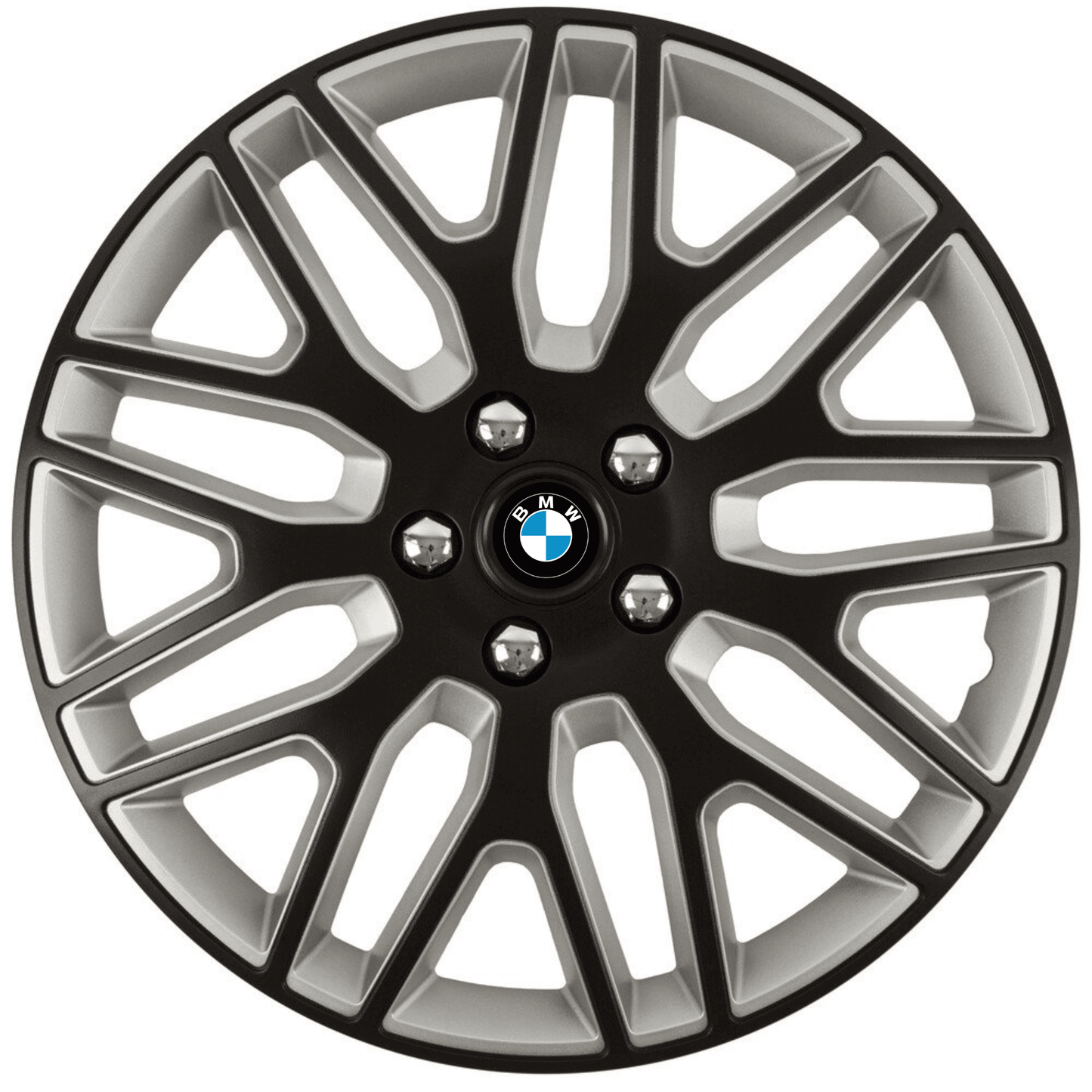 Set 4 Capace Roti 17 inchi (R17) Dakar Negru-Gri, Compatibile Cu BMW