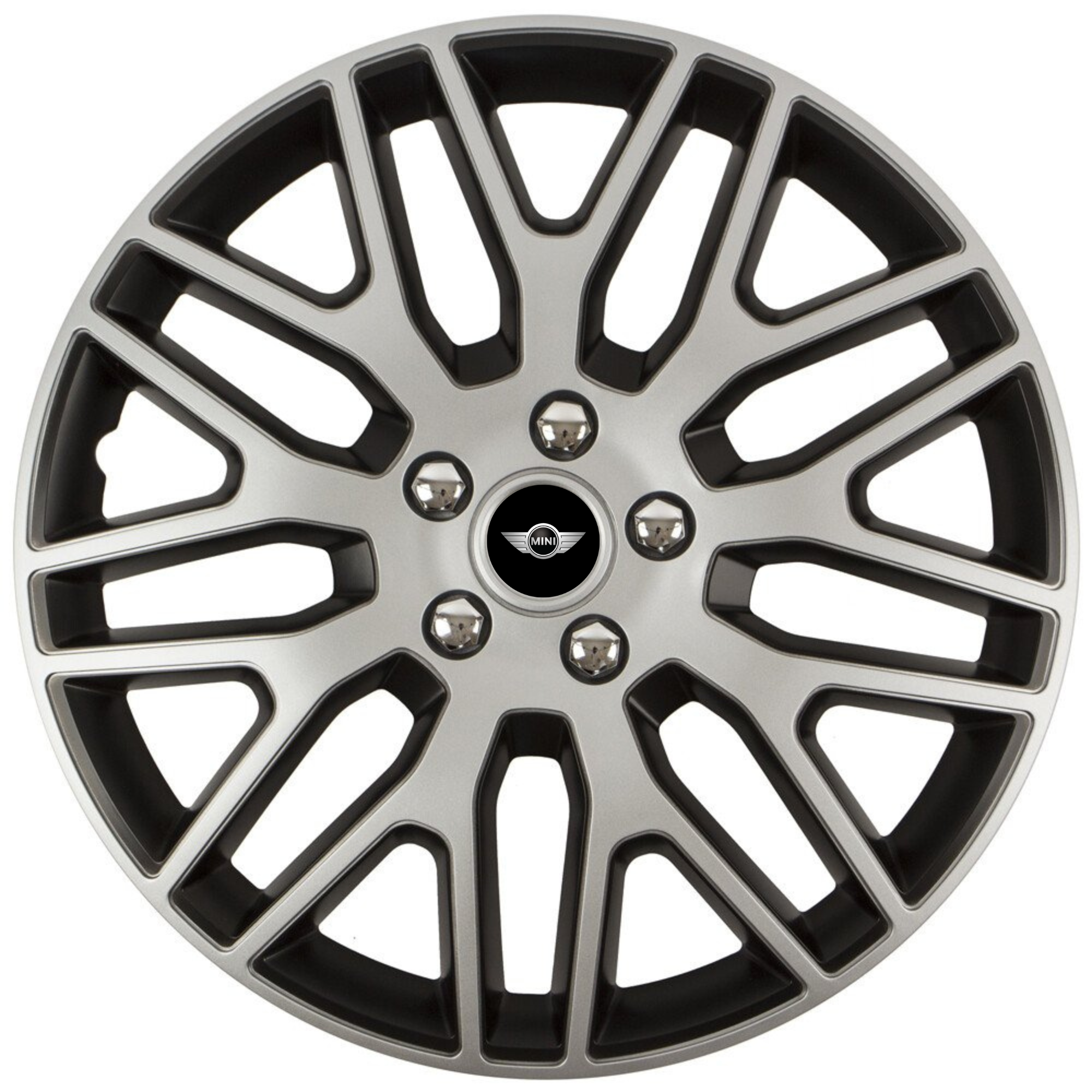 Set 4 Capace Roti 16 inchi (R16) Dakar Gri-Negru, Compatibile Cu Mini