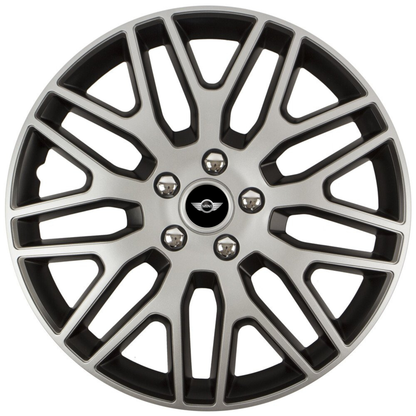 Set 4 Capace Roti 14 inchi (R14) Dakar Gri-Negru, Compatibile Cu Mini