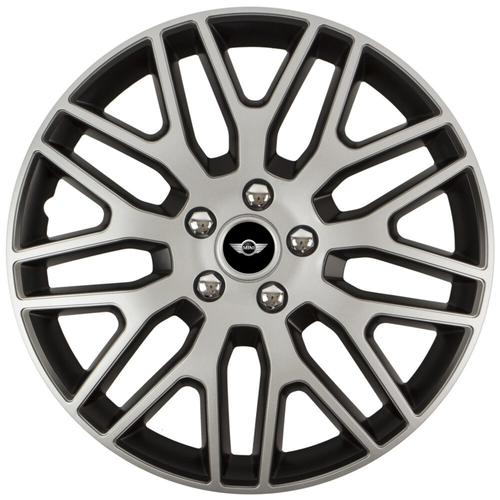 Set 4 Capace Roti 14 inchi (R14) Dakar Gri-Negru, Compatibile Cu Mini