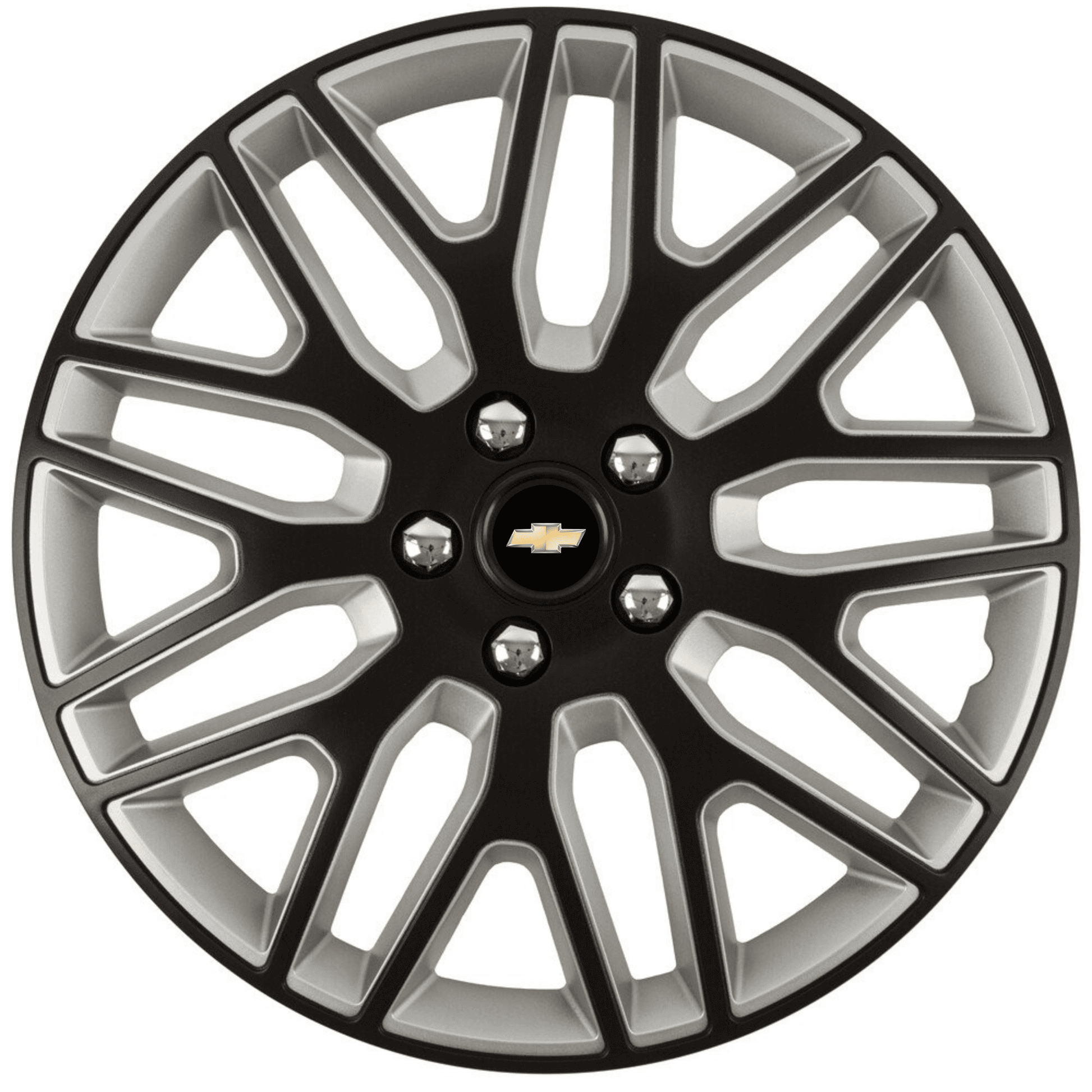 Set 4 Capace Roti 16 inchi (R16) Dakar Negru-Gri, Compatibile Cu Chevrolet