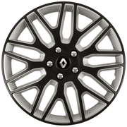 Set 4 Capace Roti 14 inchi (R14) Dakar Negru-Gri, Compatibile Cu Renault