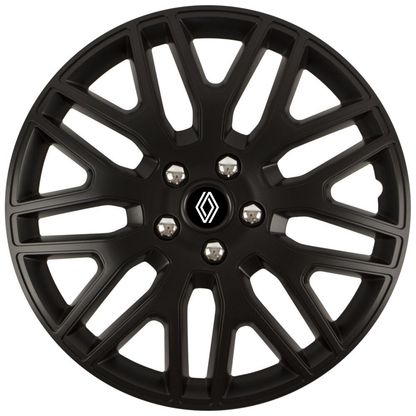 Set 4 Capace Roti 15 inchi (R15) Dakar Negru, Compatibile Cu Renault Nou