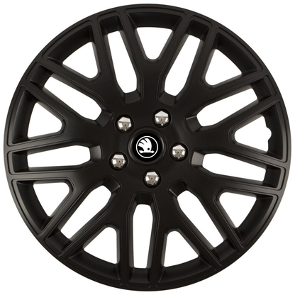 Set 4 Capace Roti 17 inchi (R17) Dakar Negru, Compatibile Cu Skoda Nou