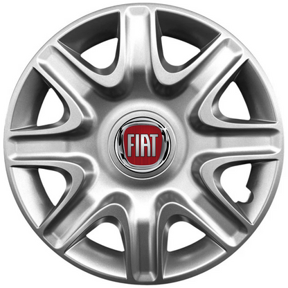 Set 4 Capace Roti 15 inchi (r15) Model 332, Compatibile Cu Fiat