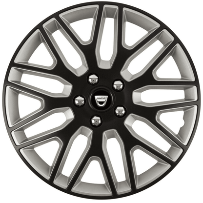 Set 4 Capace Roti 17 inchi (R17) Dakar Negru-Gri, Compatibile Cu Dacia